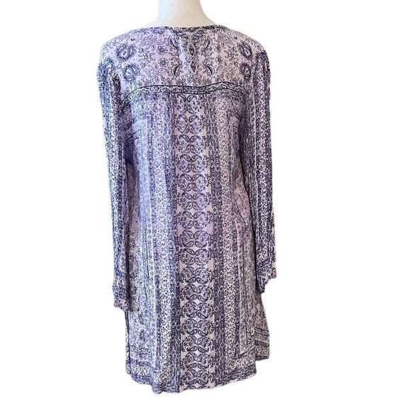 Angie flowy tunic or mini dress cute distressed crinkly fabric GUC - Picture 4 of 13
